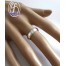 แหวนทองคำขาว แหวนเพชร แหวนคู่ แหวนแต่งงาน แหวนหมั้น - R30148DWG